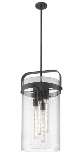 Pilaster - 4 Light - 12 inch - Matte Black - Pendant (3442|413-4SL-BK-G413-4S-12SDY)