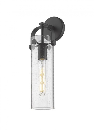 Pilaster - 1 Light - 4 inch Glass - Matte Black - Sconce (3442|413-1W-BK-G413-1W-4SDY)