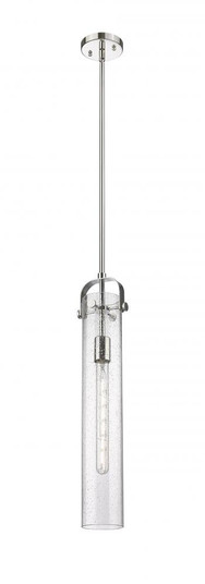 Pilaster - 1 Light - 4 inch Glass - Polished Nickel - Pendant (3442|413-1SS-PN-G413-1S-4SDY)