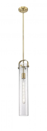 Pilaster - 1 Light - 4 inch Glass - Brushed Brass - Pendant (3442|413-1SS-BB-G413-1S-4SDY)