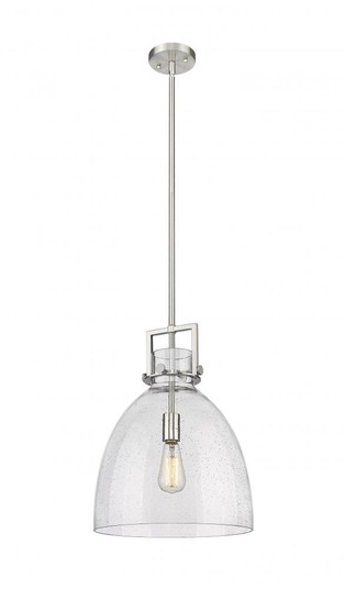 Newton Bell - 1 Light - 14 inch - Satin Nickel - Pendant (3442|411-1SL-SN-G412-14SDY)