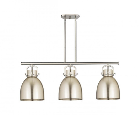 Newton Bell - 3 Light - 42 inch - Satin Nickel - Island Light (3442|410-3I-SN-M412-10SN)