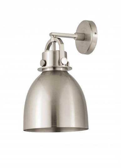 Newton Sphere - 1 Light - 8 inch - Satin Nickel - Sconce (3442|410-1W-SN-M412-8SN)