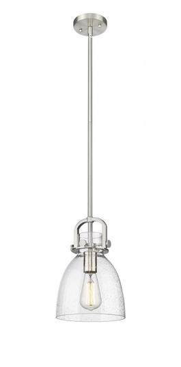 Newton Bell - 1 Light - 8 inch - Satin Nickel - Multi Pendant (3442|410-1SS-SN-G412-8SDY)