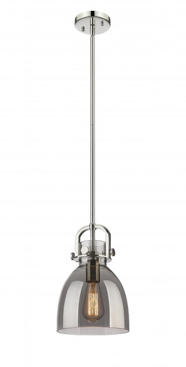 Newton Bell - 1 Light - 8 inch - Polished Nickel - Mini Pendant (3442|410-1SS-PN-G412-8SM)