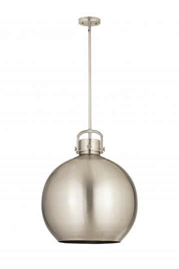 Newton Sphere - 1 Light - 18 inch - Satin Nickel - Multi Pendant (3442|410-1SL-SN-M410-18SN)