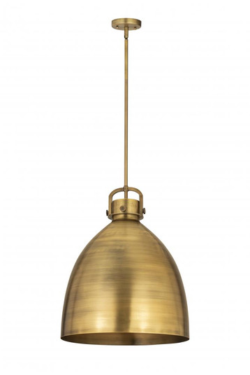 Newton Bell - 1 Light - 16 inch - Brushed Brass - Pendant (3442|410-1SL-BB-M412-16BB)