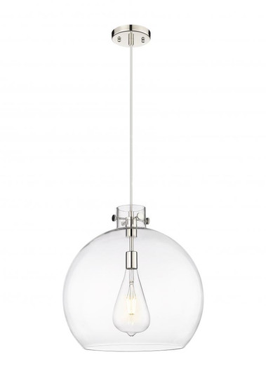 Newton Sphere - 1 Light - 18 inch - Polished Nickel - Cord hung - Pendant (3442|410-1PL-PN-G410-18CL)