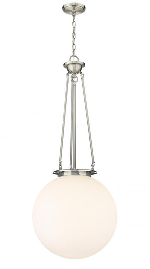 Beacon - 1 Light - 18 inch - Satin Nickel - Chain Hung - Pendant (3442|221-1P-SN-G201-18)