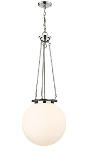 Beacon - 1 Light - 16 inch - Polished Chrome - Chain Hung - Pendant (3442|221-1P-PC-G201-16)