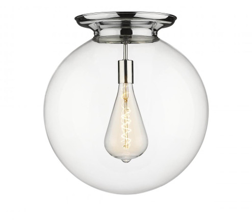 Beacon - 1 Light - 18 inch - Polished Chrome - Flush Mount (3442|221-1F-PC-G202-18)