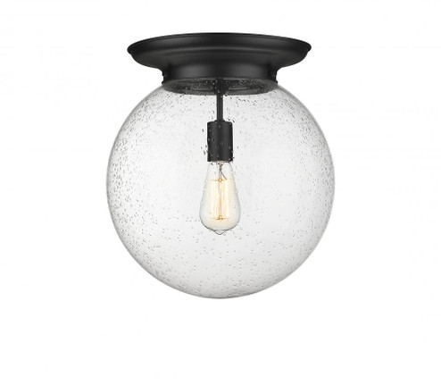 Beacon - 1 Light - 14 inch - Matte Black - Flush Mount (3442|221-1F-BK-G204-14)