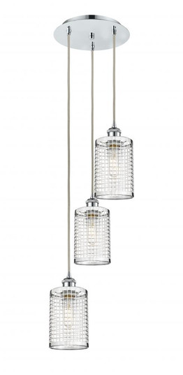 Nestbrook - 3 Light - 11 inch - Polished Chrome - Cord hung - Multi Pendant (3442|113B-3P-PC-M18-PC)