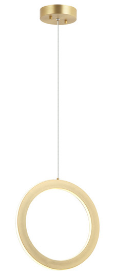 Victoria Brushed Gold Pendant (3605|C66112BG)