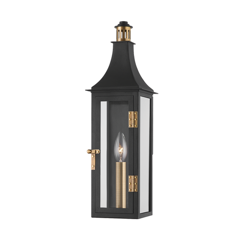 Wes Exterior Wall Sconce (52|B7819-PBR/TBK)