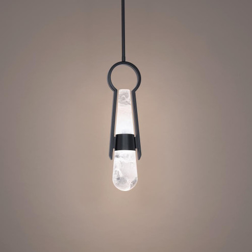 EZRA 18IN MINI PENDANT 3000K (3612|PD-96318-BK)