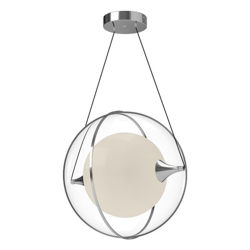 Aries 16-in Chrome LED Pendant (461|PD76716-CH)