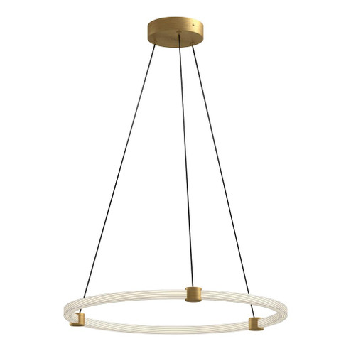 Bruni 24-in Brushed Gold LED Pendant (461|PD24724-BG)