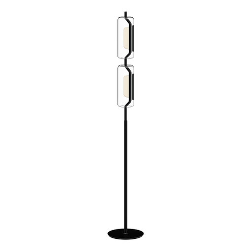 Hilo 63-in Black LED Floor Lamp (461|FL28563-BK)
