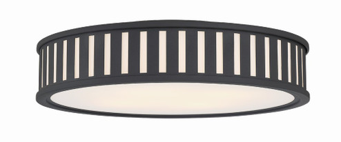 Kendal 4 Light Black Forged Flush Mount (205|KEN-8305-BF)