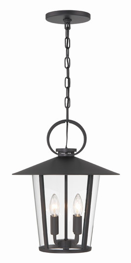 Andover 4 Light Matte Black Outdoor Pendant (205|AND-9204-CL-MK)