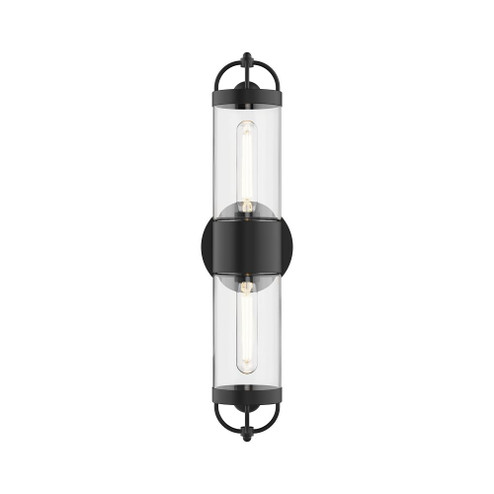 Lancaster 5-in Matte Black 2 Lights Wall/Vanity (7713|WV461102MB)
