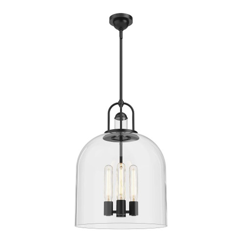 Lancaster 16-in Matte Black 4 Lights Pendant (7713|PD461104MB)