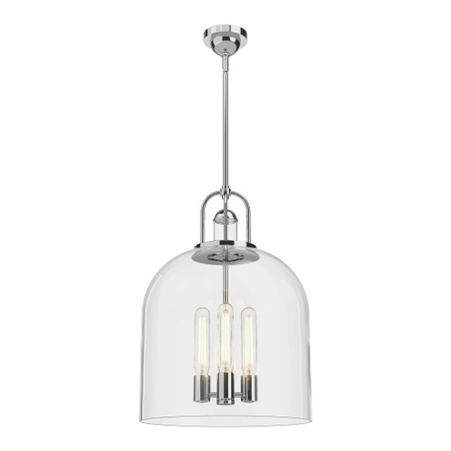 Lancaster 16-in Chrome 4 Lights Socket Pendant (7713|PD461104CH)