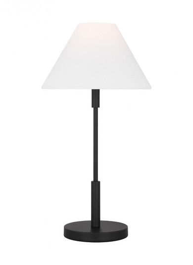 Porteau Transitional 1-Light Indoor Medium Table Lamp (7725|DJT1011MBK1)