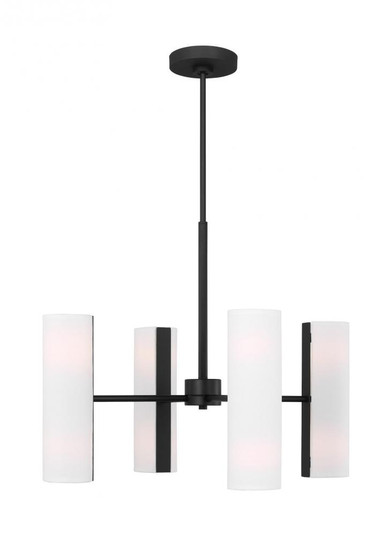 Capalino Modern 8-Light Indoor Dimmable Medium Chandelier (7725|DJC1048MBK)