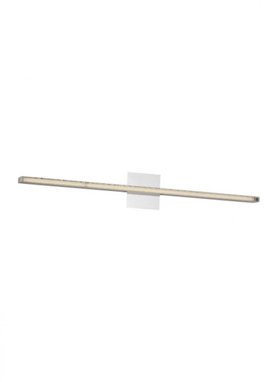 The Serre 36-inch Damp Rated 1-Light Integrated Dimmable LED Bath Vanity in Polished Nickel (7355|MDBA18527N)