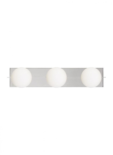 The Orbel 24-inch Damp Rated 3-Light Dimmable Bath Vanity in Natural Brass (7355|700BCOBL3NB-LED930)