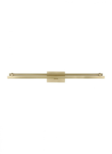 The Kal 24-inch Damp Rated 1-Light Integrated Dimmable LED Picture Light in Natural Brass (7355|SLPC11630NB)