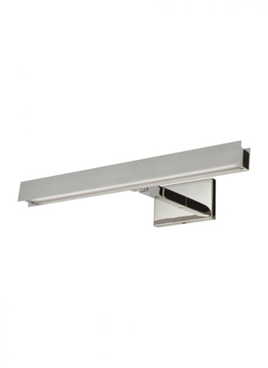 The Bau 18-inch Damp Rated 1-Light Integrated Dimmable LED Picture Light in Polished Nickel (7355|SLPC11830N)