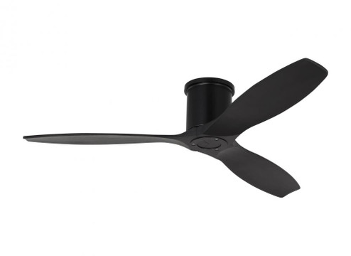 Collins 52-inch indoor/outdoor smart hugger ceiling fan in midnight black finish (6|3CNHSM52MBKMBK)