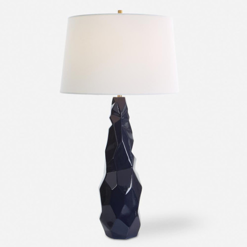 Uttermost Kavos Geometric Blue Table Lamp (85|30173)