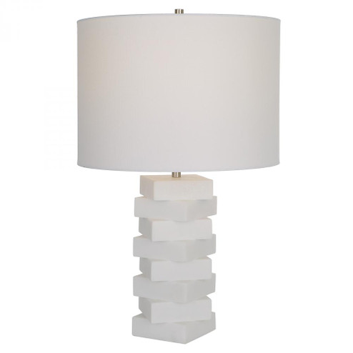 Uttermost Ascent White Geometric Table Lamp (85|30164-1)