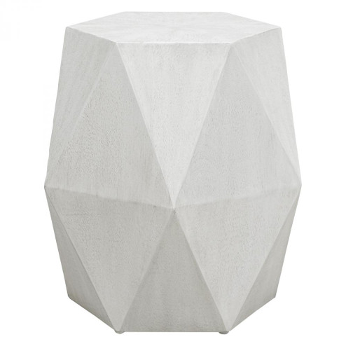 Uttermost Volker White Geometric Accent Table (85|25273)