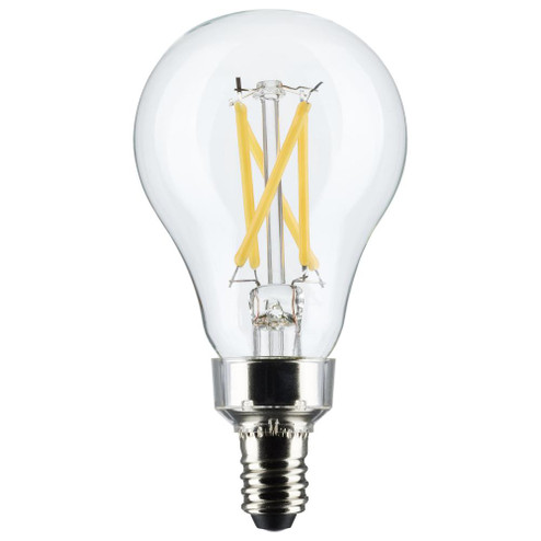 5.5 Watt A15 LED Filament; Clear; Candelabra Base; 2700K; 450 Lumens; 2-Pack (27|S21871)
