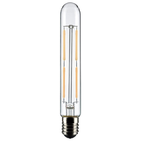 4 Watt T6.5 LED Filament; Clear; Intermediate Base; 3000K; 400 Lumens; 120 Volt (27|S21860)
