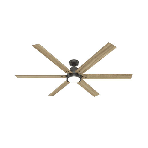 Hunter 72 inch Wi-Fi Gravity Noble Bronze Ceiling Fan with LED Light Kit and Handheld Remote (4797|51886)