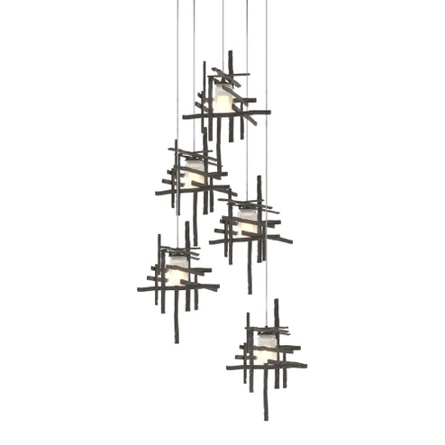 Tura 5-Light Frosted Glass Pendant (65|131128-SKT-LONG-07-YC0305)