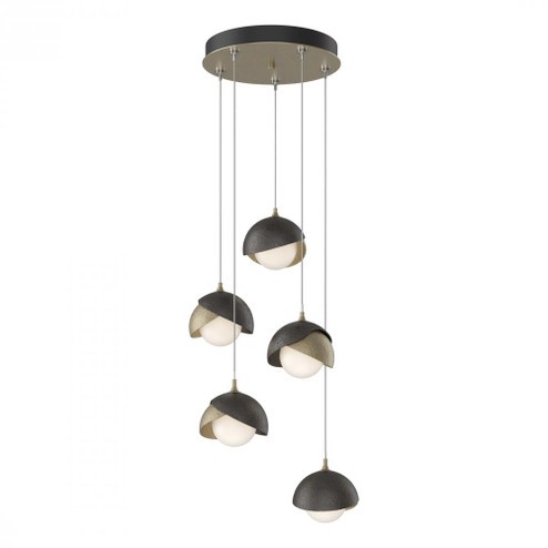 Brooklyn 5-Light Double Shade Pendant (65|131125-SKT-STND-84-14-GG0711)