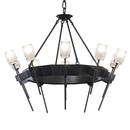 Echo 10-Light Circular Chandelier (65|101525-SKT-10-YC0369)