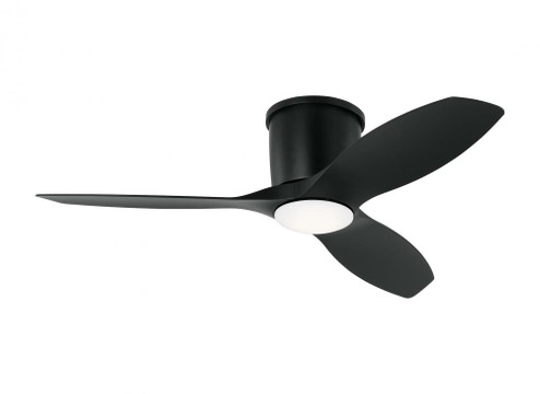 Titus 44 Inch Indoor/Outdoor Integrated LED Dimmable Hugger Ceiling Fan (38|3TTHR44MBKD)
