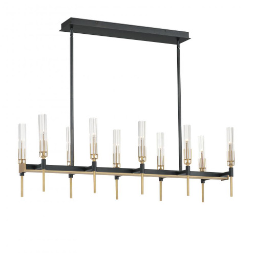 Flambeau-Linear Pendant (19|16127CLBKAB)