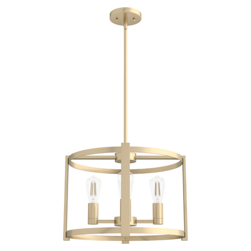 Hunter Astwood Alturas Gold 4 Light Chandelier Ceiling Light Fixture (4797|19958)