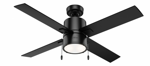 Hunter 52 inch Beck Matte Black Ceiling Fan with LED Light Kit and Pull Chain (4797|54215)