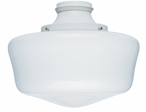 Hunter Original® Damp-Rated Traditional Globe Light Kit, White (4797|99164)