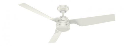 Hunter 52 inch Cabo Frio Fresh White Damp Rated Ceiling Fan and Wall Control (4797|50257)